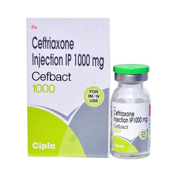 Cefbact 1000mg Dry Vial Of 1 Powder For Injection