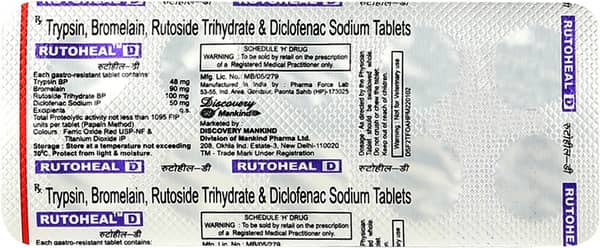 Rutoheal D Strip Of 10 Tablets