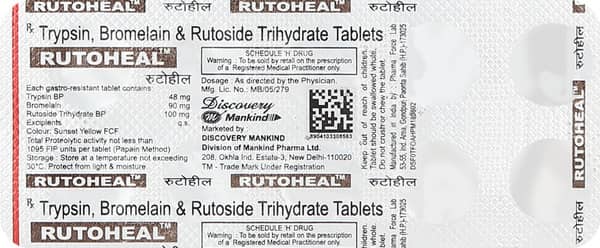 Rutoheal Strip Of 10 Tablets