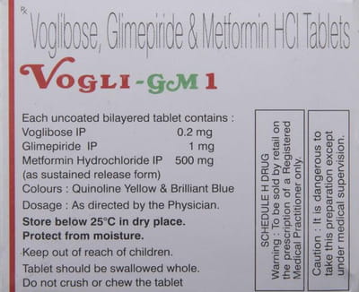 Vogli Gm1 Strip Of 10 Tablets
