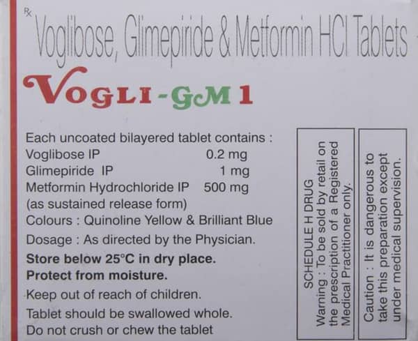 Vogli Gm1 Strip Of 10 Tablets