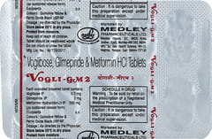 Vogli Machine Vogli Gm2 Strip Of 10 Tablets: Uses, Side Effects, Price & Dosage ...