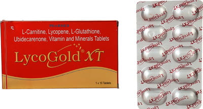 Lycogold Xt Strip Of 10 Tablets