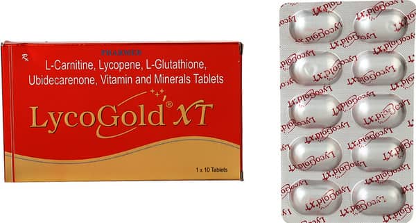 Lycogold Xt Strip Of 10 Tablets