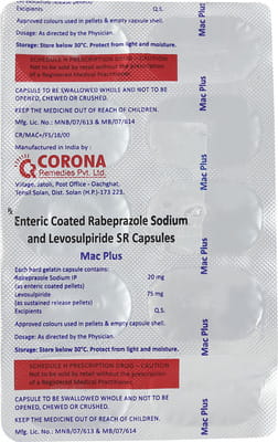 Mac Plus Strip Of 10 Capsules