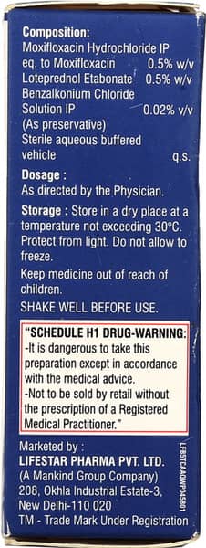 Mahaflox Lp Bottle Of 5ml Eye Drops