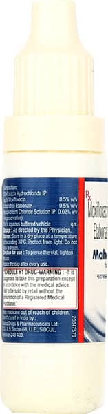 Mahaflox Lp Bottle Of 5ml Eye Drops