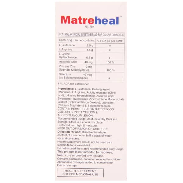 Matreheal Sachet Of 7.5Gm Oral Powder