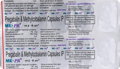 Me Pr Strip Of 10 Capsules