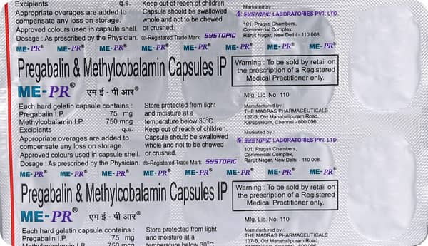 Me Pr Strip Of 10 Capsules