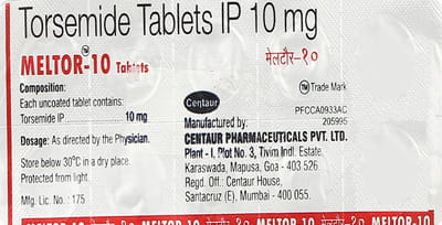 Meltor 10mg Strip Of 10 Tablets