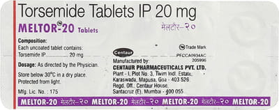 Meltor 20mg Strip Of 10 Tablets