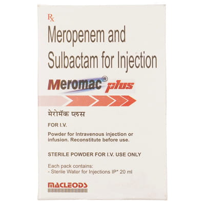 Meromac Plus Dry Vial Of 1 Powder For Injection