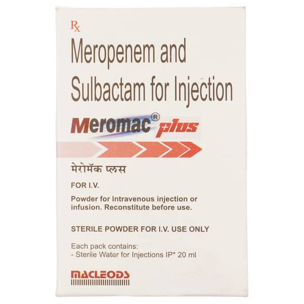 Meromac Plus Dry Vial Of 1 Powder For Injection