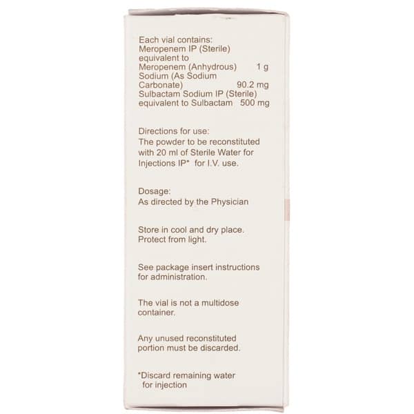 Meromac Plus Dry Vial Of 1 Powder For Injection