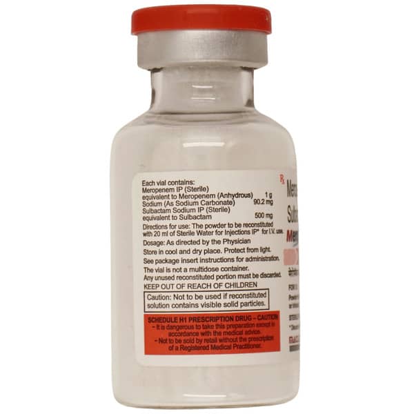 Meromac Plus Dry Vial Of 1 Powder For Injection