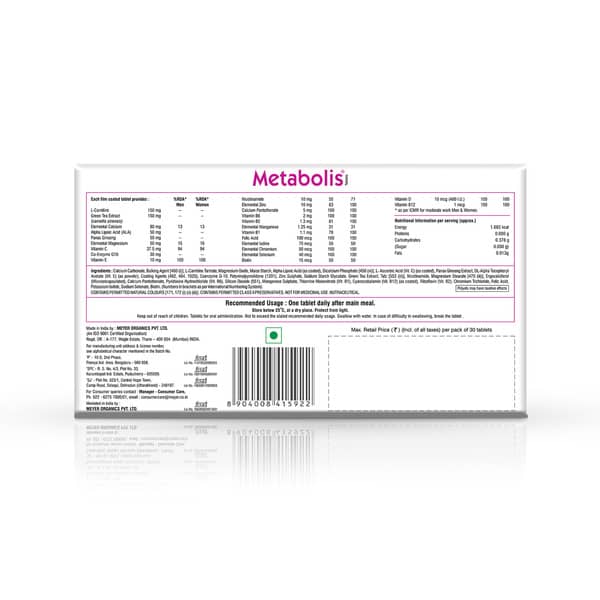 Metabolis Strip Of 10 Tablets