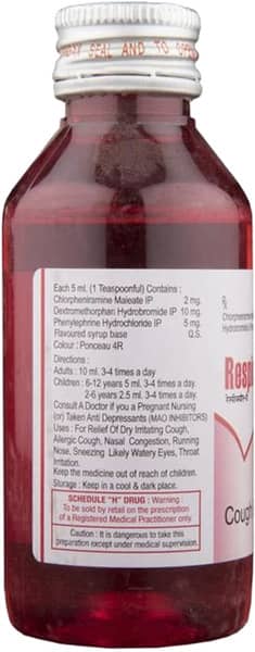 Respicure D Bottle Of 60Ml Syrup