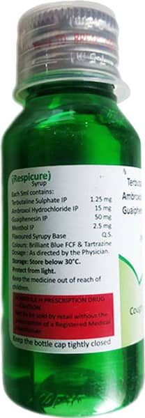 Respicure 60ml Bottle Of 60ml Syrup