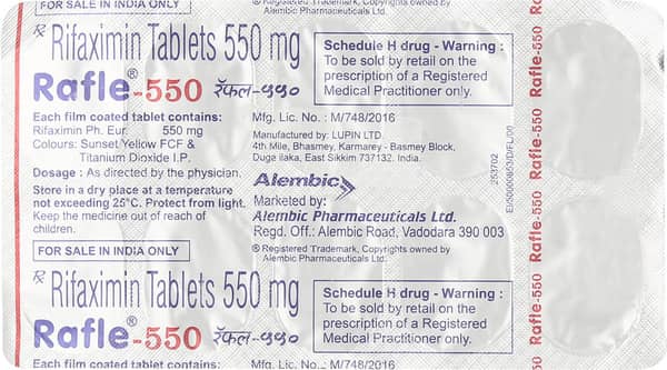 Rafle 550Mg Strip Of 10 Tablets