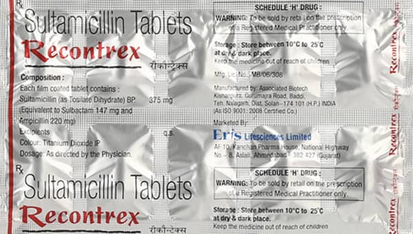 Recontrex 375Mg Strip Of 10 Tablets