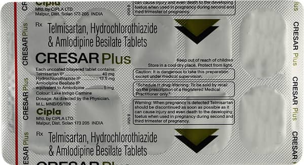 Cresar Plus Strip Of 10 Tablets