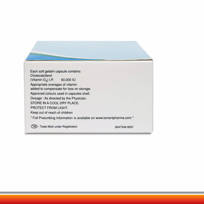 D 360 60000iu Strip Of 4 Capsules