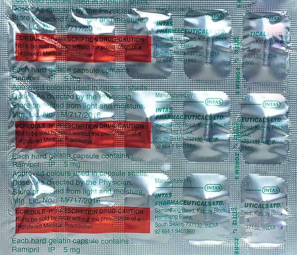 Zorem 5mg Strip Of 15 Capsules