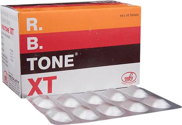 R B Tone Xt Strip Of 10 Tablets