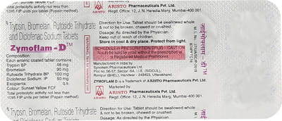 Zymoflam D Strip Of 10 Tablets