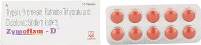 Zymoflam D Strip Of 10 Tablets
