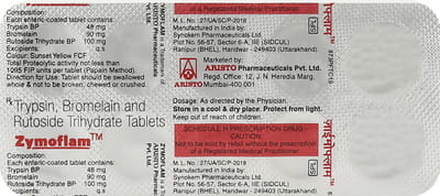 Zymoflam Strip Of 10 Tablets