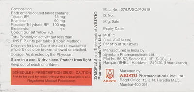 Zymoflam Strip Of 10 Tablets