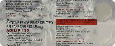 Adilip 135mg Strip Of 10 Tablets