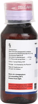 Allercet M Bottle Of 60ml Syrup