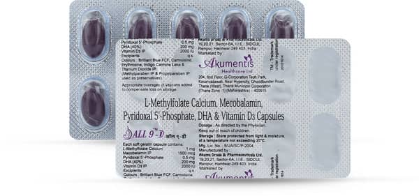 All 9 D Strip Of 10 Capsules