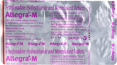 Allegra M Strip Of 10 Tablets