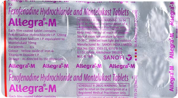 Allegra M Strip Of 10 Tablets