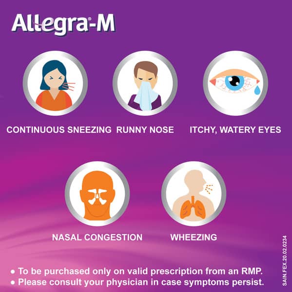 Allegra M Strip Of 10 Tablets