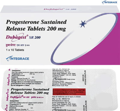 Dubagest Sr 200mg Strip Of 10 Tablets