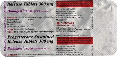 Dubagest Sr 300mg Strip Of 10 Tablets