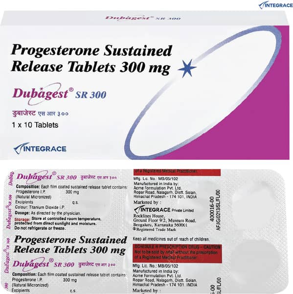 Dubagest Sr 300mg Strip Of 10 Tablets