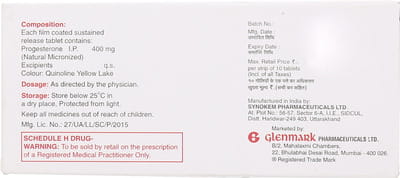 Dubagest Sr 400mg Strip Of 10 Tablets