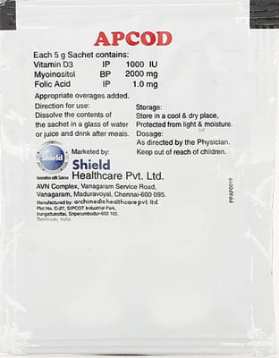 Apcod Sachet Of 5gm Oral Powder