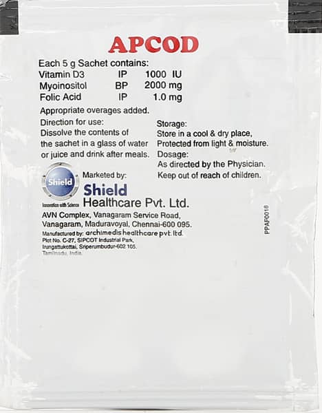 Apcod Sachet Of 5gm Oral Powder
