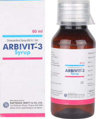 Arbivit 3 Bottle Of 60ml Syrup
