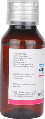 Arbivit 3 Bottle Of 60ml Syrup