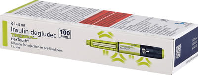 Tresiba Flex Touch 100iu Pre Filled Pen Of 3ml Solution For Injection