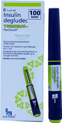 Tresiba Flex Touch 100iu Pre Filled Pen Of 3ml Solution For Injection