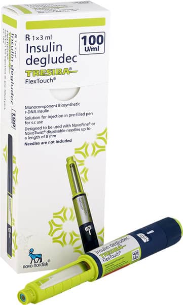 Tresiba Flex Touch 100iu Pre Filled Pen Of 3ml Solution For Injection